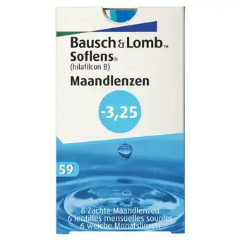 Kruidvat Bausch & Lomb -3.25 Maandlenzen aanbieding