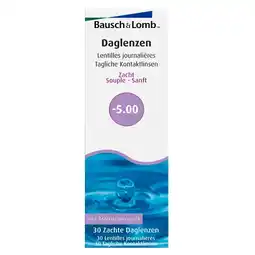 Kruidvat Bausch & Lomb -5.00 Zachte Daglenzen aanbieding