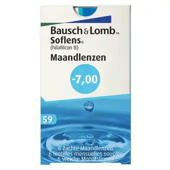 Kruidvat Bausch & Lomb -7.00 Maandlenzen aanbieding