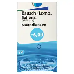 Kruidvat Bausch & Lomb -6.00 Maandlenzen aanbieding