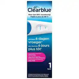 Kruidvat Clearblue Ultravroeg Zwangerschapstest aanbieding