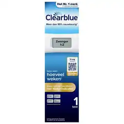 Kruidvat Clearblue Digitale Zwangerschapstest met Wekenindicator aanbieding