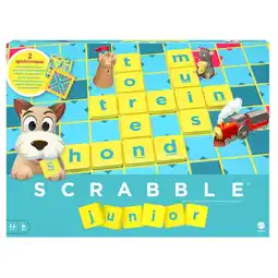 Kruidvat Mattel Scrabble Junior Spel aanbieding
