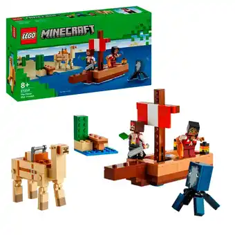 Kruidvat LEGO Minecraft 21259 De Piratenschipreis aanbieding