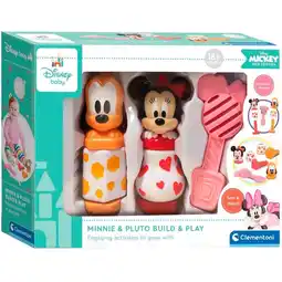 Kruidvat Clementoni Disney Baby Minnie & Pluto Build & Play aanbieding