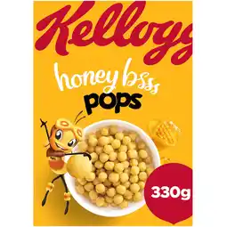 Jumbo Kellogg's Honey Pops ontbijtgranen 330 g aanbieding