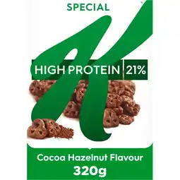 Jumbo Kellogg's Special K High Protein 21% Cocoa Hazelnut Flavour 320 g aanbieding