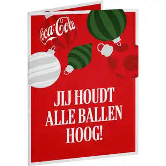 Jumbo Coca-Cola Kerstkaart 2 Stuks aanbieding
