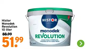 GAMMA Histor Monodek Revolution aanbieding
