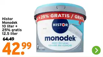 GAMMA Histor Monodek aanbieding
