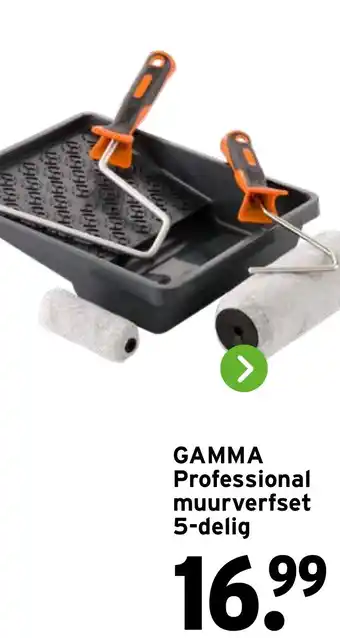 GAMMA GAMMA Professional muurverfset aanbieding