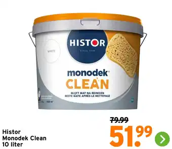 GAMMA Histor Monodek Clean aanbieding