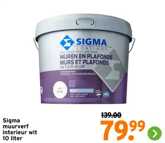 GAMMA Sigma muurverf interieur wit aanbieding