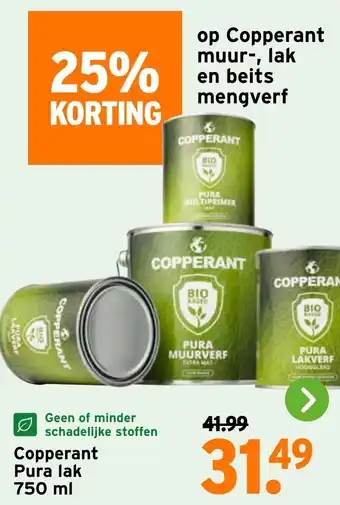 GAMMA Copperant Pura lak aanbieding