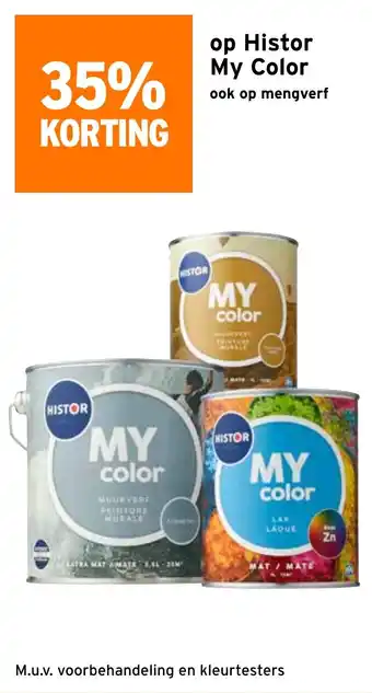 GAMMA Op Histor My Color aanbieding