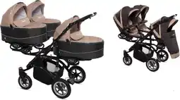 Bol.com B Active Trippy drieling kinderwagen 2in1 (levertijd 3 á 4 weken) Beige aanbieding
