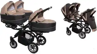 Bol.com B Active Trippy drieling kinderwagen 2in1 (levertijd 3 á 4 weken) Beige aanbieding