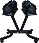 Bol.com RS Sports Selector dumbells l 2 x 25 kg - met stand l Verstelbare dumbell aanbieding