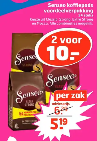 Trekpleister Senseo koffiepads voordeelverpakking aanbieding