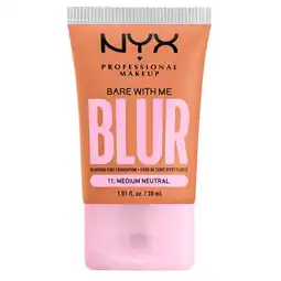 Kruidvat NYX Professional Makeup Bare With Me Blur 11: Medium Neutral Foundation aanbieding