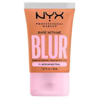 Kruidvat NYX Professional Makeup Bare With Me Blur 11: Medium Neutral Foundation aanbieding