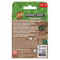 Kruidvat Mattel Minecraft Uno aanbieding