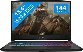 MediaMarkt MSI Katana 15 HX B14WGK-042NL - 15.6 inch - Core i7 i7-14650HX - 16 GB - 512 GB - GeForce RTX 5070 aanbieding