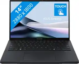 MediaMarkt ASUS Zenbook Duo UX8406CA-PZ032W - 14 inch - Core Ultra 9 285H - 32 GB - 1 TB - Arc GPU aanbieding