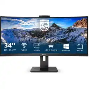 Amazon Philips 346P1CRH/00 Curved UltraWide LCD-Monitor aanbieding