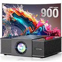 MediaMarkt ULTIMEA Apollo P60 Beamer met Auto Focus&6D Trapeziumcorrectie, 4K Thuisbioscoop Beamer Zwart aanbieding