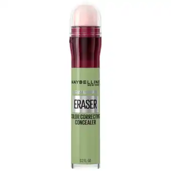 Kruidvat Maybelline New York Instant Eraser Green Color Correcting Concealer aanbieding