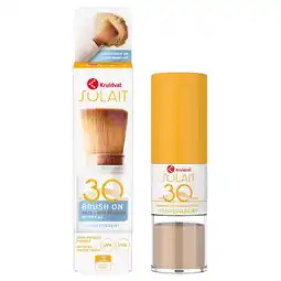 Kruidvat Kruidvat Solait SPF30 Brush on Face Transparant Sun Powder aanbieding