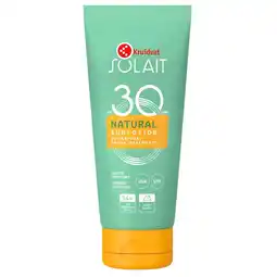 Kruidvat Kruidvat Solait Natural Suncare SPF30 Sunlotion aanbieding