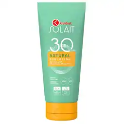 Kruidvat Kruidvat Solait Natural Suncare SPF30 Sunlotion aanbieding