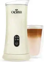 Bol.com Ocina Elektrische Melkopschuimer - 4 in 1 - 240 ML - Greige - Black Friday 2023 aanbieding