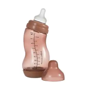 Bol.com Difrax Babyfles 310 ml Wide - S-fles - Anti-Colic - Lichtbruin - 1 stuk aanbieding