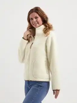 ANWB Mgo Teddy Dames Outdoorvest Fleece Gebroken Wit aanbieding