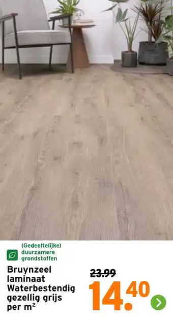 GAMMA Bruynzeel laminaat Waterbestendig gezellig grijs aanbieding