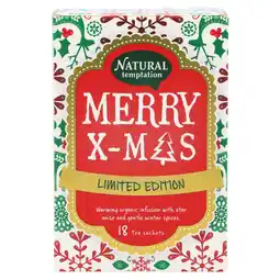 Holland & Barrett Natural Temptation Merry X-Mas Limited Edition - 18 theezakjes aanbieding