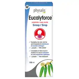 Holland & Barrett Physalis Eucalyforce Suikervrij Siroop Bio - 150ml aanbieding