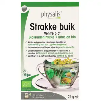 Holland & Barrett Physalis Kruideninfusie Strakke Buik - 20 theezakjes aanbieding