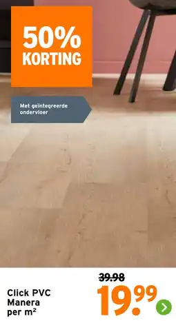 GAMMA Click PVC Manera aanbieding