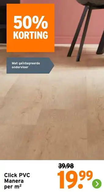 GAMMA Click PVC Manera aanbieding