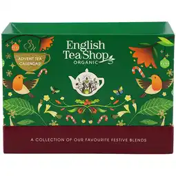 Holland & Barrett English Tea Shop Advent Calendar Green Mini - 25 theezakjes aanbieding