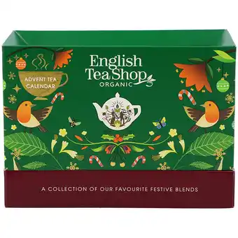 Holland & Barrett English Tea Shop Advent Calendar Green Mini - 25 theezakjes aanbieding