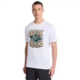Foot Locker Adidas Graphics T-shirts Heren - Wit - Maat S aanbieding