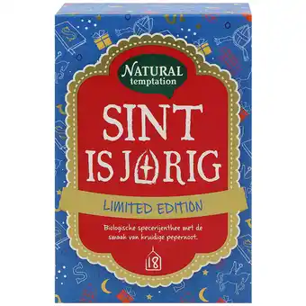 Holland & Barrett Natural Temptation Sint Is Jarig Thee - 18 theezakjes aanbieding