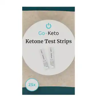 Holland & Barrett Go-Keto Ketone Test Strips – 25 stuks aanbieding
