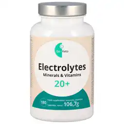 Holland & Barrett Go-Keto Elektrolyten - 180 capsules aanbieding
