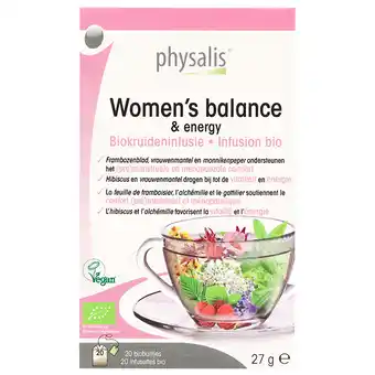 Holland & Barrett Physalis Women's Balance & Energy Kruideninfusie - 20 theezakjes aanbieding